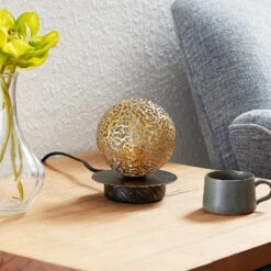 Lucande Evory Lampe à Poser, à 1 Lampe -EGLO || By Rydens || Lucande Soldes 9626378 2