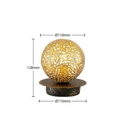 Lucande Evory Lampe à Poser, à 1 Lampe -EGLO || By Rydens || Lucande Soldes 9626378 5