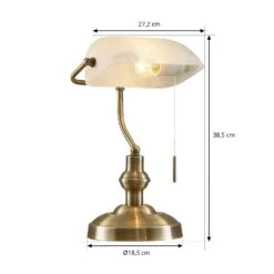 Lindby Profina Lampe De Bureau, Bronze -EGLO || By Rydens || Lucande Soldes 9627208 3