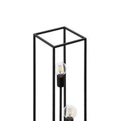 Lindby Krisha Lampadaire En Acier Noir, à 3 Lampes -EGLO || By Rydens || Lucande Soldes 9627257 4