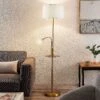 Lindby Aovan Lampadaire à Tablette Et USB, Bronze -EGLO || By Rydens || Lucande Soldes 9627406