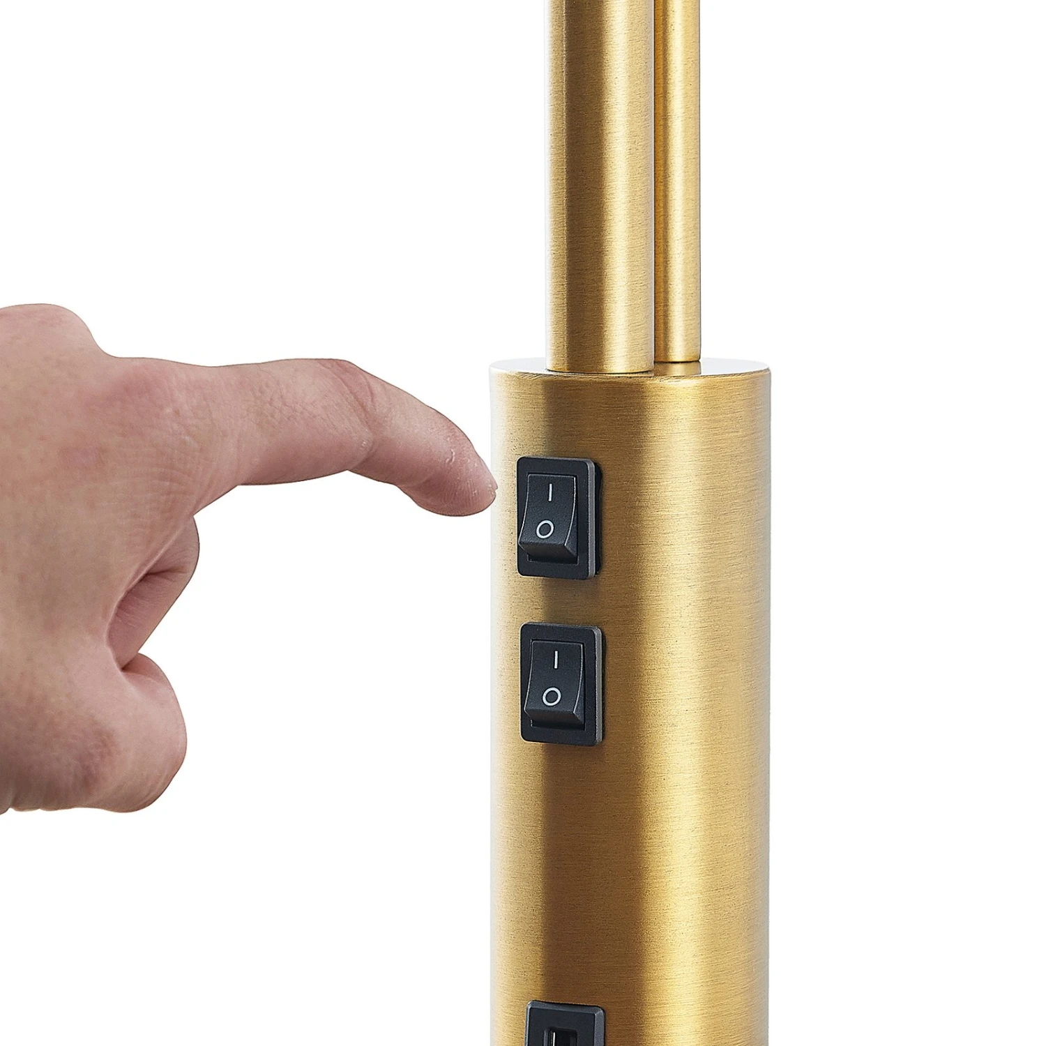 Lindby Aovan Lampadaire à Tablette Et USB, Bronze 10 Lindby Aovan Lampadaire à Tablette Et USB, Bronze – Image 8