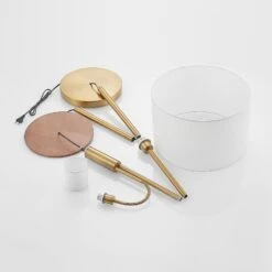 Lindby Aovan Lampadaire à Tablette Et USB, Bronze 19 Lindby Aovan Lampadaire à Tablette Et USB, Bronze -EGLO || By Rydens || Lucande Soldes 9627406 8