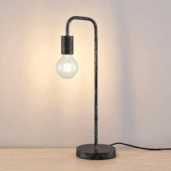 Lindby Erivana Lampe à Poser Métal, Rouille Ancien -EGLO || By Rydens || Lucande Soldes 9627563 2