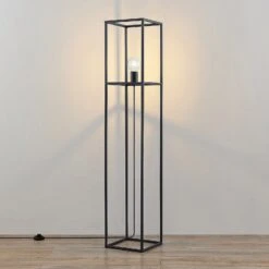 Lindby Jordana Lampadaire, Cadre, Noir, 1 lampe 15 Lindby Jordana Lampadaire, Cadre, Noir, 1 lampe -EGLO || By Rydens || Lucande Soldes 9628014 4