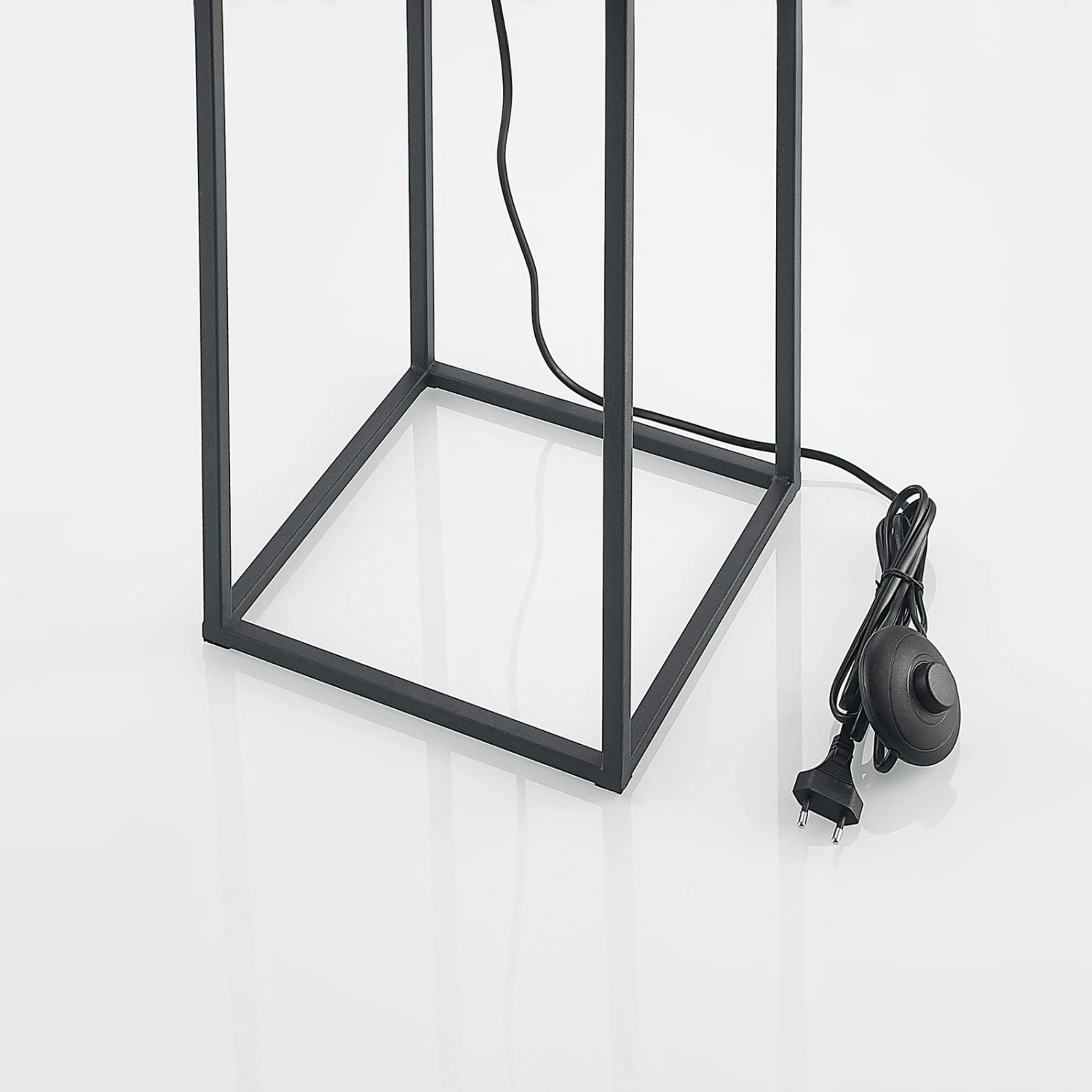 Lindby Jordana Lampadaire, Cadre, Noir, 1 lampe 10 Lindby Jordana Lampadaire, Cadre, Noir, 1 lampe – Image 8