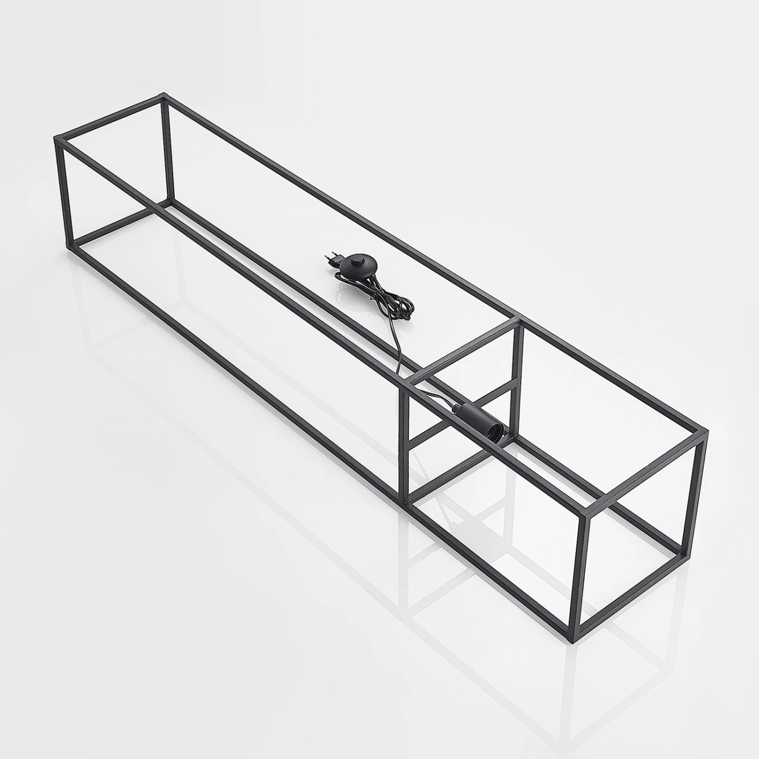 Lindby Jordana Lampadaire, Cadre, Noir, 1 lampe 11 Lindby Jordana Lampadaire, Cadre, Noir, 1 lampe – Image 9