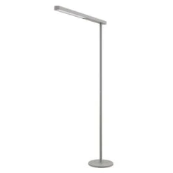 Prios Jalima Lampadaire De Bureau LED, Argenté -EGLO || By Rydens || Lucande Soldes 9628208 2