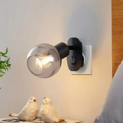 Lindby Lioma Lampe Sur Prise, Inclinable, Noire