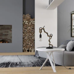 Lucande Ropina Lampe à Poser -EGLO || By Rydens || Lucande Soldes 9639427 2