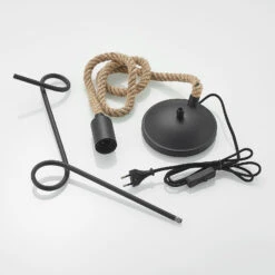 Lucande Ropina Lampe à Poser -EGLO || By Rydens || Lucande Soldes 9639427 7