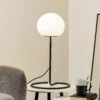 WEVER & DUCRÉ Dro 2.0 Lampe Table Pied Noir-blanc -EGLO || By Rydens || Lucande Soldes 9658048