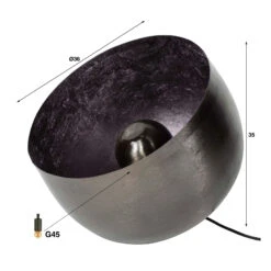 Lampe à Poser Basket Light, Ø 36 cm -EGLO || By Rydens || Lucande Soldes 9911041 7