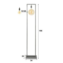 Lampadaire Skyframe, Hauteur 166 cm -EGLO || By Rydens || Lucande Soldes 9911044 3