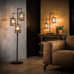 Lampadaire Spindlight à 3 Lampes, Hauteur 150 cm 11 Lampadaire Spindlight à 3 Lampes, Hauteur 150 cm -EGLO || By Rydens || Lucande Soldes 9911068 3