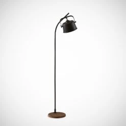 Lindby Rubinjo Lampadaire Pied En Bois, à 1 Lampe -EGLO || By Rydens || Lucande Soldes 9921016 4