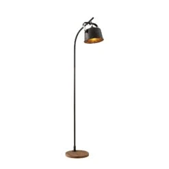 Lindby Rubinjo Lampadaire Pied En Bois, à 1 Lampe -EGLO || By Rydens || Lucande Soldes 9921016 5