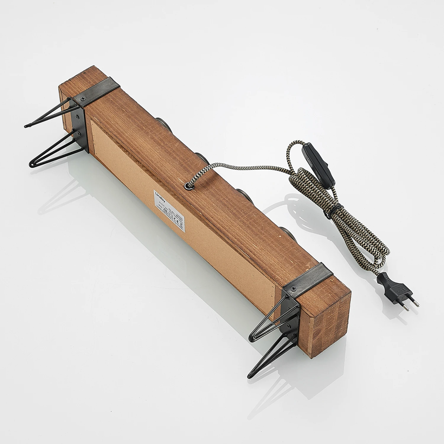 Lindby Sverina Lampe à Poser En Bois, à 4 Lampes 11 Lindby Sverina Lampe à Poser En Bois, à 4 Lampes – Image 9