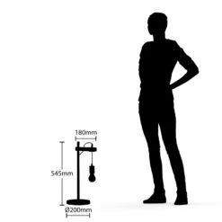 Lindby Evrin Lampe à Poser -EGLO || By Rydens || Lucande Soldes 9921078 6