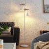 Lindby Pimana Lampadaire 2 Abat-jour En Céramique -EGLO || By Rydens || Lucande Soldes 9921111