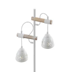 Lindby Pimana Lampadaire 2 Abat-jour En Céramique -EGLO || By Rydens || Lucande Soldes 9921111 6