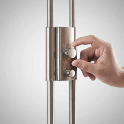 Lindby Seppa Lampadaire LED, Rond, Nickel -EGLO || By Rydens || Lucande Soldes 9945421 7