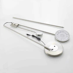 Lindby Seppa Lampadaire LED, Rond, Nickel -EGLO || By Rydens || Lucande Soldes 9945421 8