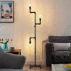Lindby Gibari Lampadaire Au Design Industriel -EGLO || By Rydens || Lucande Soldes 9945491